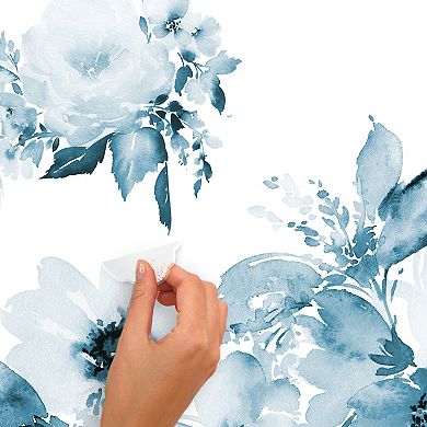 RoomMates Watercolor Floral Peel & Stick Wall Decal 13-piece Set