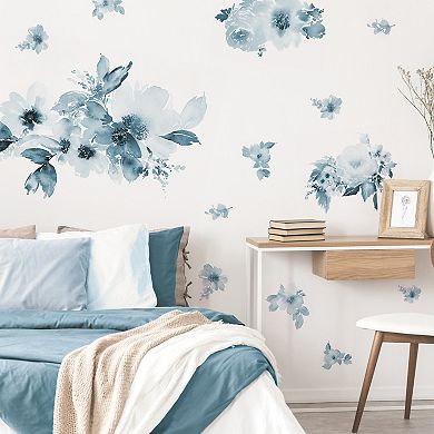 RoomMates Watercolor Floral Peel & Stick Wall Decal 13-piece Set