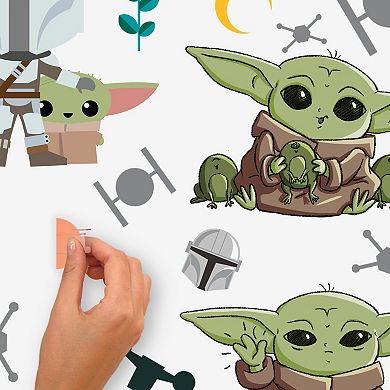Star Wars The Mandalorian The Child aka Baby Yoda Peel & Stick Wall Decal 24-piece Set by RoomMates