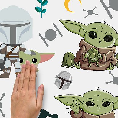 Star Wars The Mandalorian The Child aka Baby Yoda Peel & Stick Wall Decal 24-piece Set by RoomMates