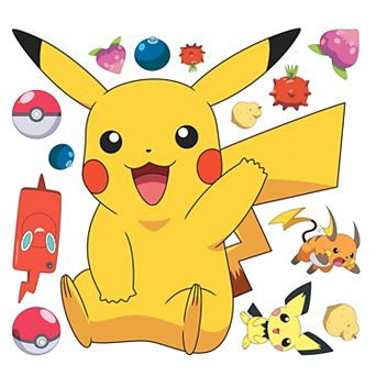 RoomMates Pokemon Pikachu Peel & Stick Wall Decal 14 pc Set