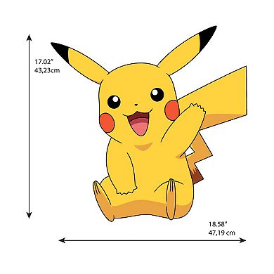 RoomMates Pokemon Pikachu Peel & Stick Wall Decal 14-piece Set