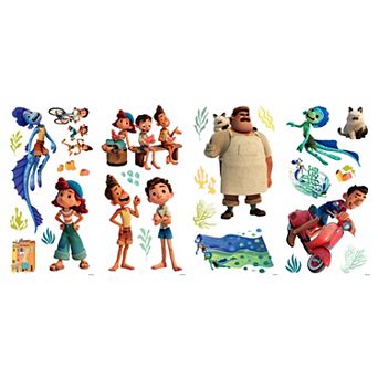 Disney / Pixar's Luca Peel & Stick Wall Decal 26 pc Set by RoomMates