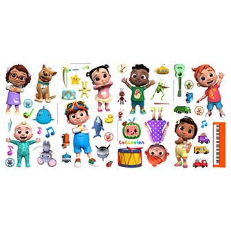 RoomMates Cocomelon Peel & Stick Wall Decal 134 pc Set