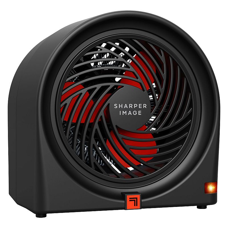 Sharper Image Radius 5 Personal Heater Fan, Black