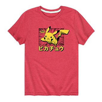 Boys 8-20 Pokemon Pikachu Anime Graphic Tee