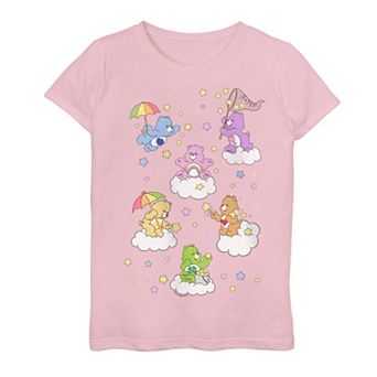 Girls 7-16 Care Bears Cathing Stars Figures Graphic Tee