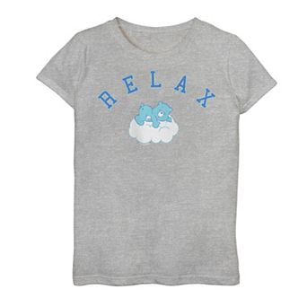 Girls 7-16 Care Bears Center Bedtime Bear Relax Graphic Tee