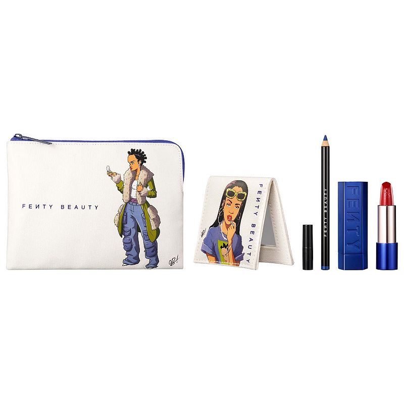 The Navy Collection: 5-Piece Lip, Eye + Accessories Set, Multicolor