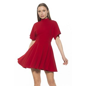 Women's ALEXIA ADMOR Dolman Fit & Flare Mini Dress