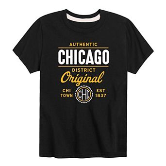 Boys 8-20 "Authentic Chicago Original" Graphic Tee