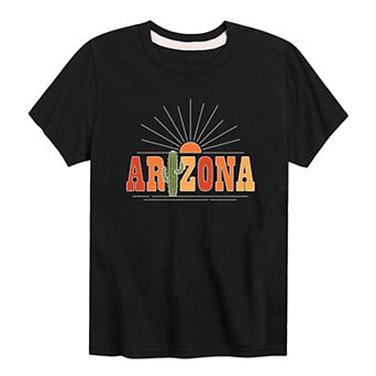 Boys 8-20 Arizona Cactus Sun Graphic Tee