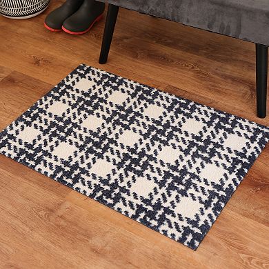 Bungalow Flooring ColorStar Hook Knit 22'' x 34'' Doormat