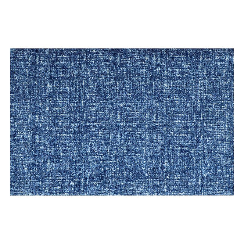 Bungalow Flooring ColorStar Static 22 x 34 Doormat, Blue, 2X3 Ft