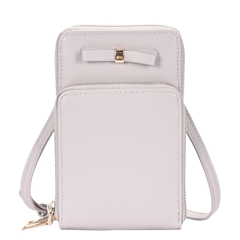 Madison West Evie Cellphone Crossbody Bag, Purple