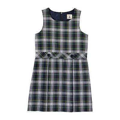 Green plaid jumper uniform best sale