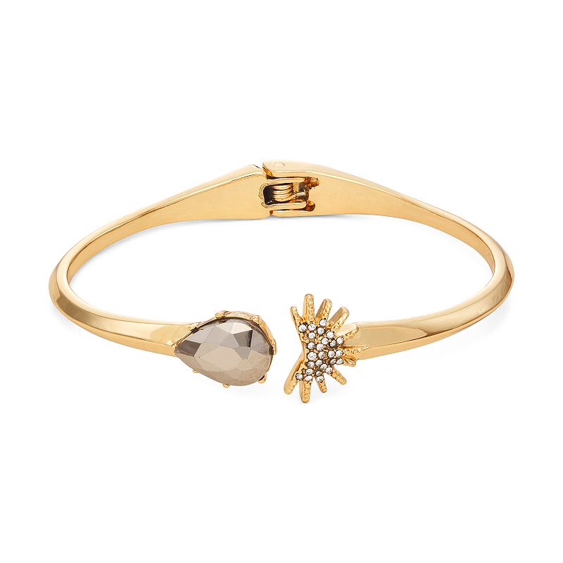 Simply Vera Vera Wang Gold Tone Celestial Cuff Bracelet, Womens