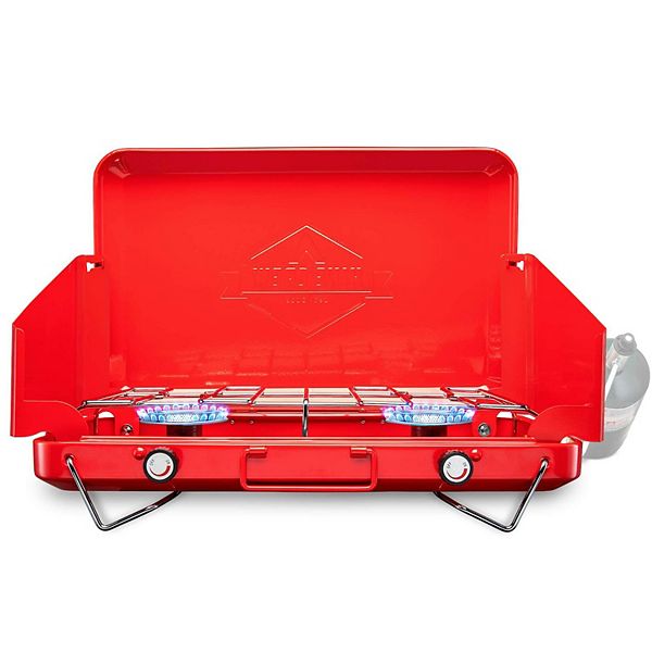 Hike Crew 2 Burner Propane Stove, 10,000 Btu Portable Stove With Handle