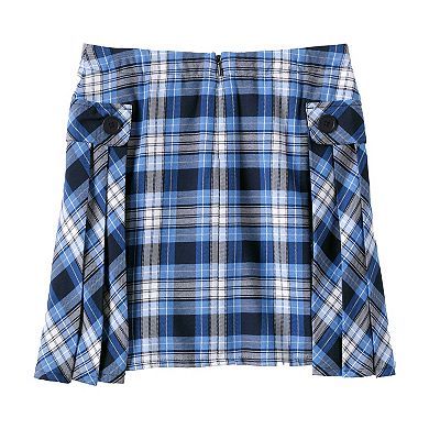 Girls 2-20 Lands' End School Uniform Side Pleat Plaid Skort