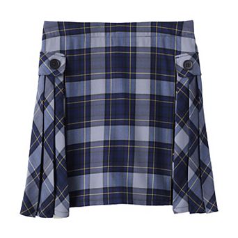 Girls 2-20 Lands' End School Uniform Side Pleat Plaid Skort