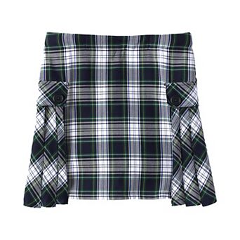 Girls 2-20 Lands' End School Uniform Side Pleat Plaid Skort