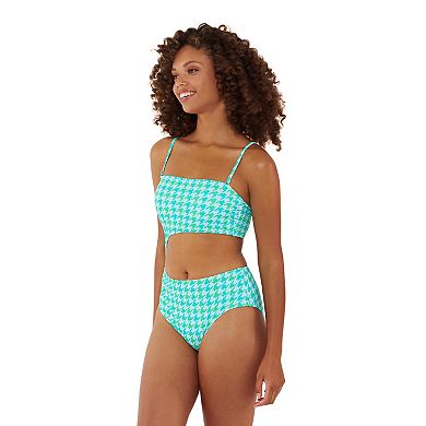 Juniors' Ninety-Nine ° Bandeau Cutout One-Piece Swimsuit