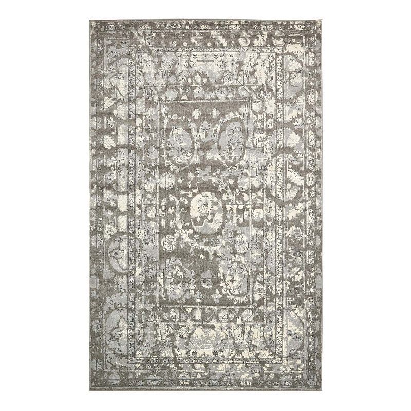 Unique Loom Vintage La Jolla Rug, Grey, 9X12 Ft