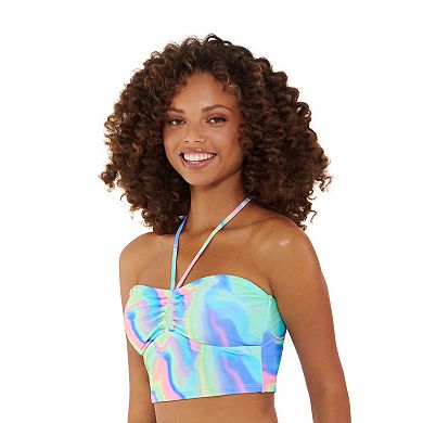 Juniors' Ninety-Nine° Halter Bandeau Tankini