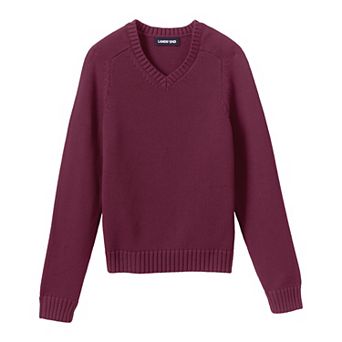 Boys 2-20 Lands' End School Uniform V-neck Sweater