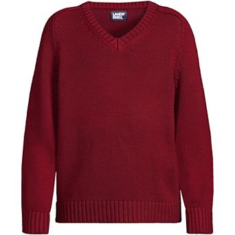 Boys 2-20 Lands' End School Uniform V-neck Sweater