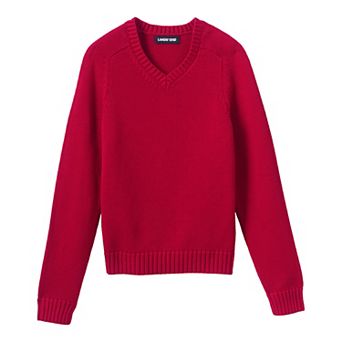 Boys 2-20 Lands' End School Uniform V-neck Sweater