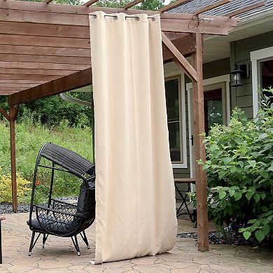 Sunnydaze Outdoor Blackout Curtain Panel with Grommets