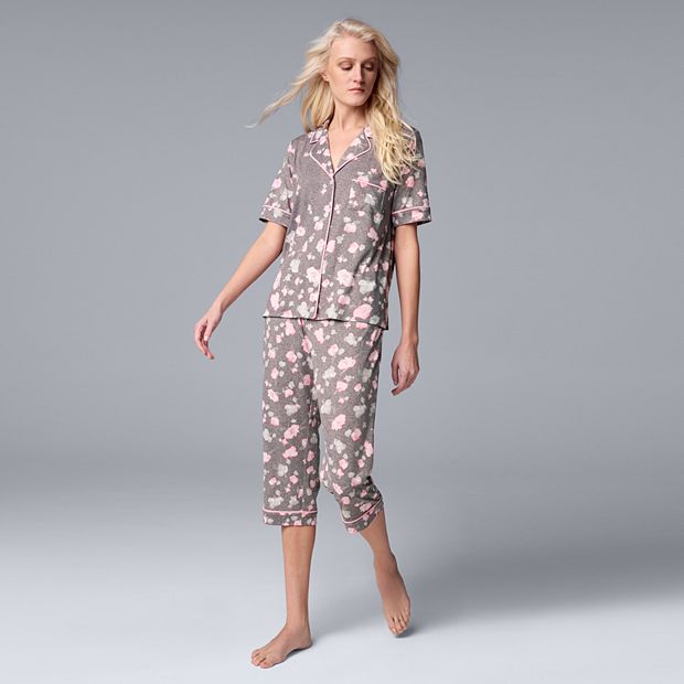 Kohls womens 2025 capri pajama sets