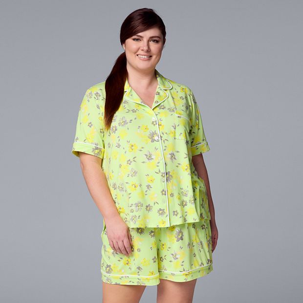 Plus Size Pajamas: Simply Vera Vera Wang PJs from Kohls