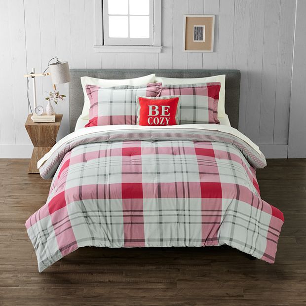 Cuddl Duds® Heavyweight Flannel Comforter Set with Pillow