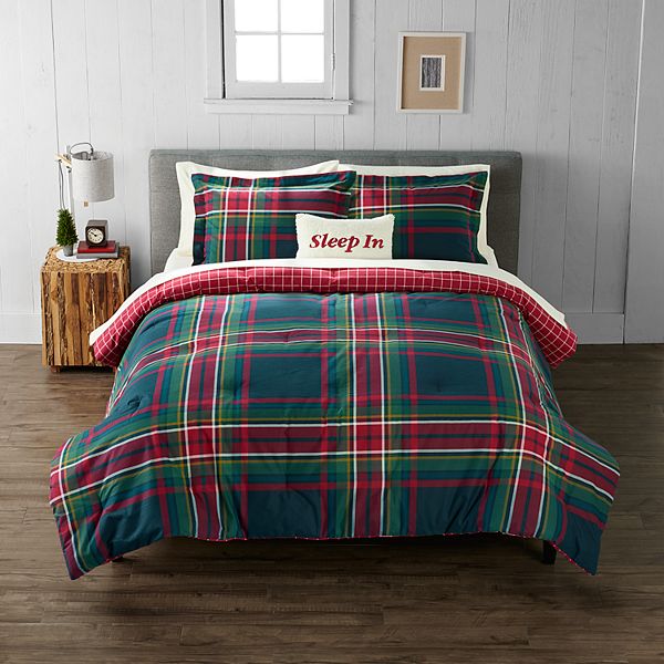 Cuddl Duds® Heavyweight Flannel Comforter Set with Pillow