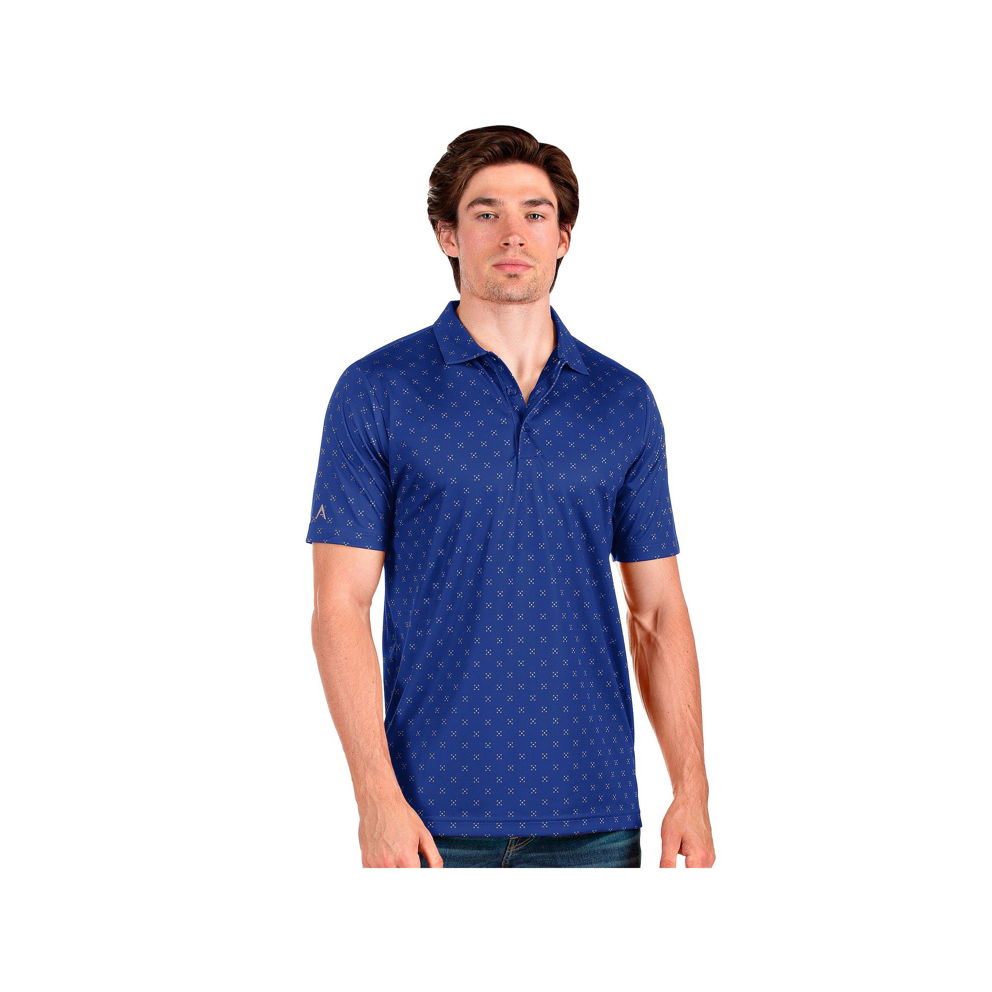 Mens Antigua Spark Polo, Size: Small, Dark Blue