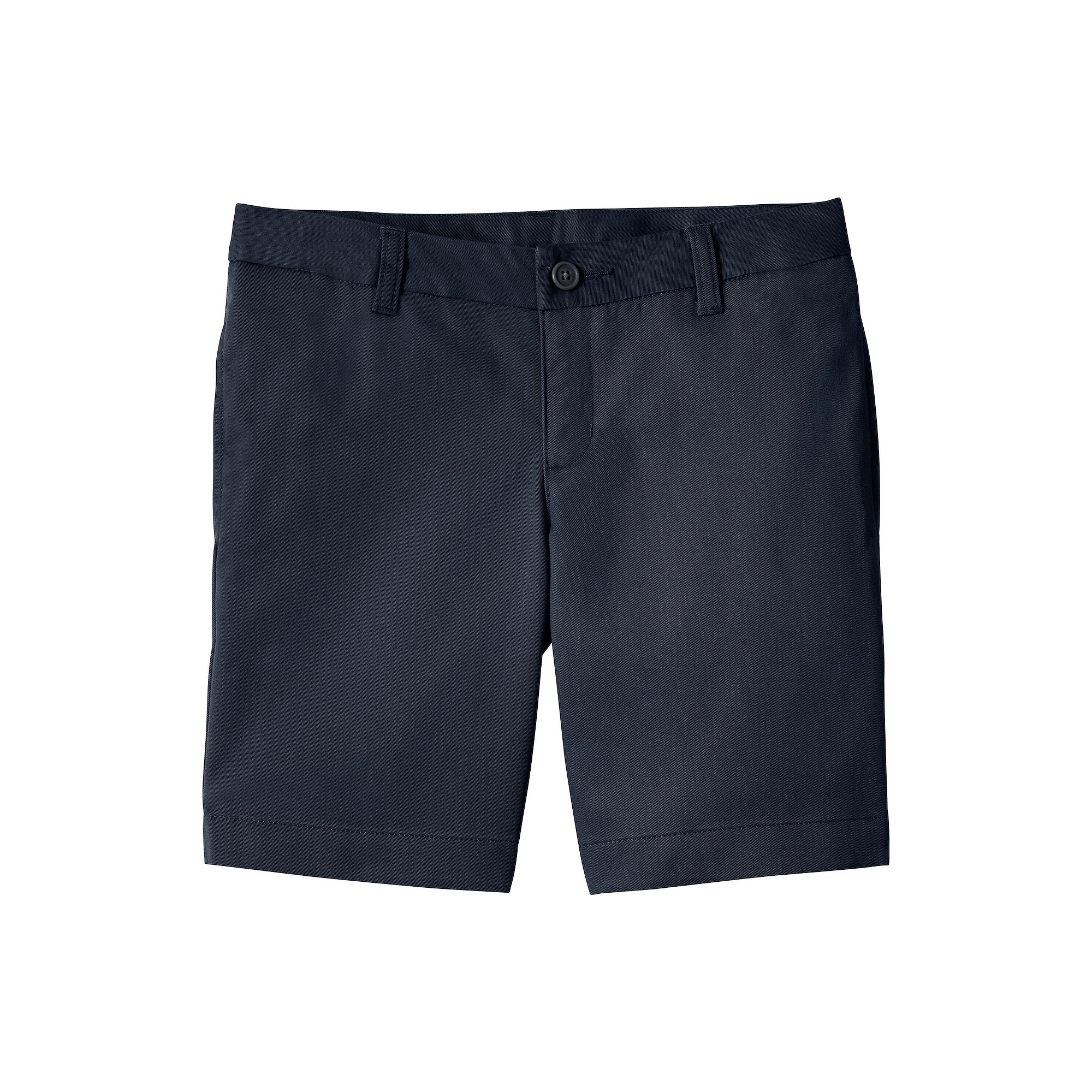 Girls 2-20 Lands End School Uniform Plain Front Chino Shorts, Girls, Size