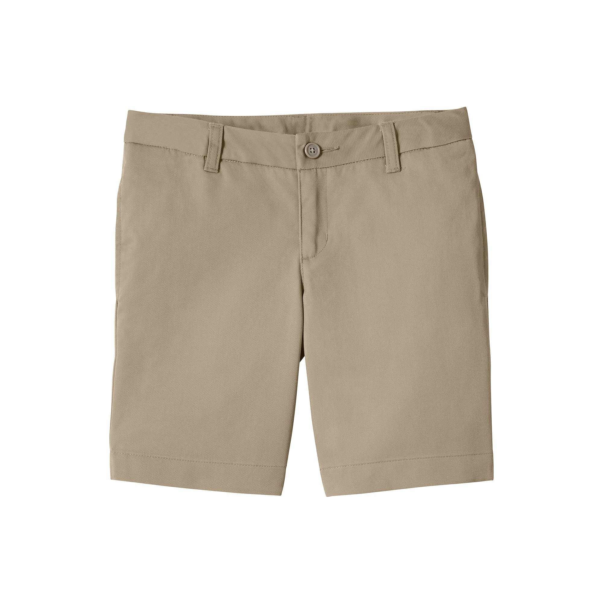 Girls 2-20 Lands End School Uniform Plain Front Chino Shorts, Girls, Size