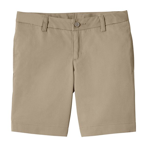 Girls 2-20 Lands' End School Uniform Plain Front Chino Shorts