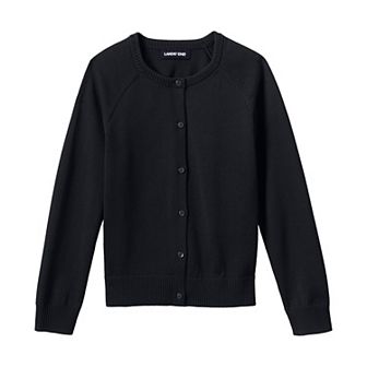 Girls 2-20 Lands' End School Uniform Cardigan Sweater