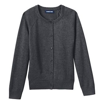 Girls 2-20 Lands' End School Uniform Cardigan Sweater