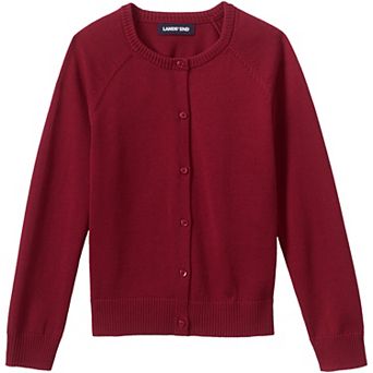 Girls 2-20 Lands' End School Uniform Cardigan Sweater
