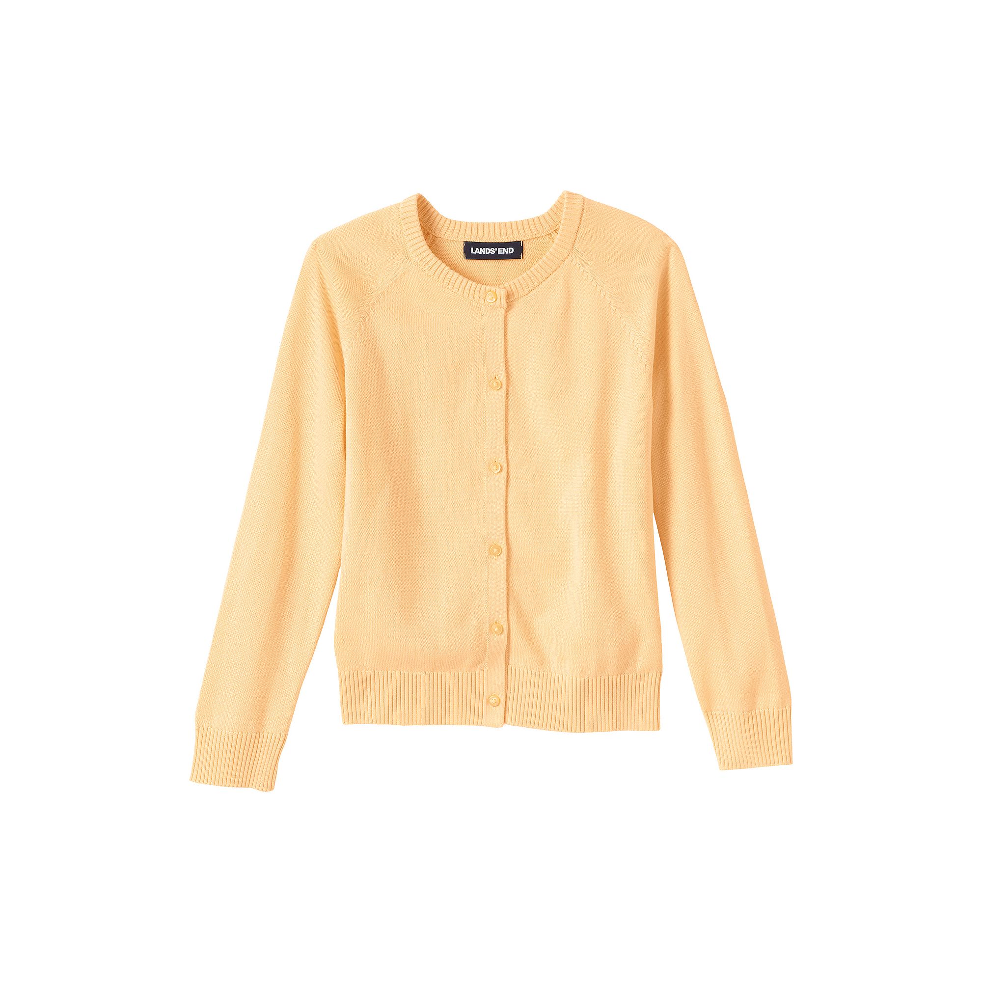 Girls 2-20 Lands End School Uniform Cardigan Sweater, Girls, Size: XS(4/5