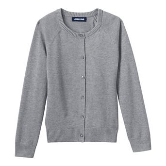Girls 2-20 Lands' End School Uniform Cardigan Sweater