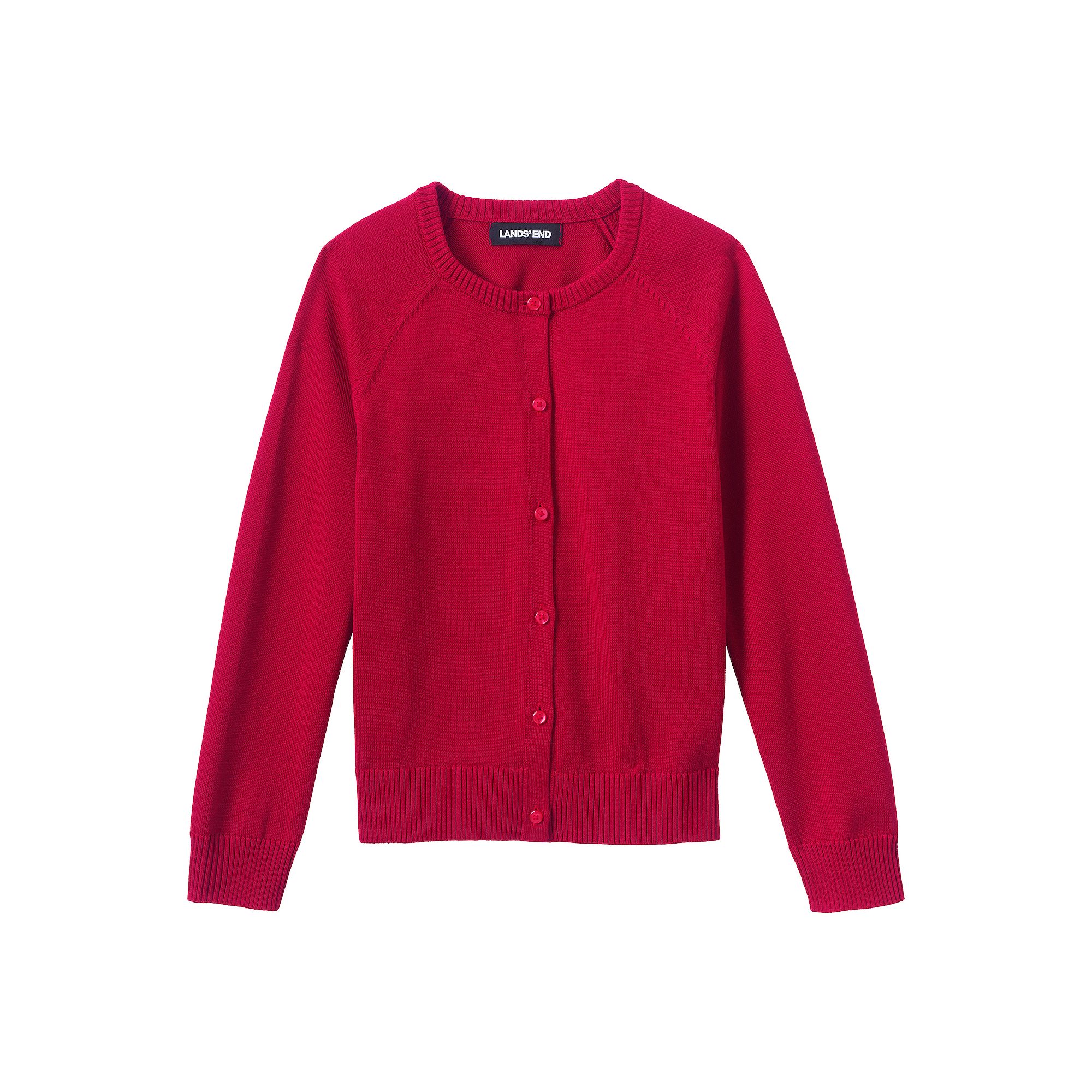 Girls 2-20 Lands End School Uniform Cardigan Sweater, Girls, Size: XS(4/5