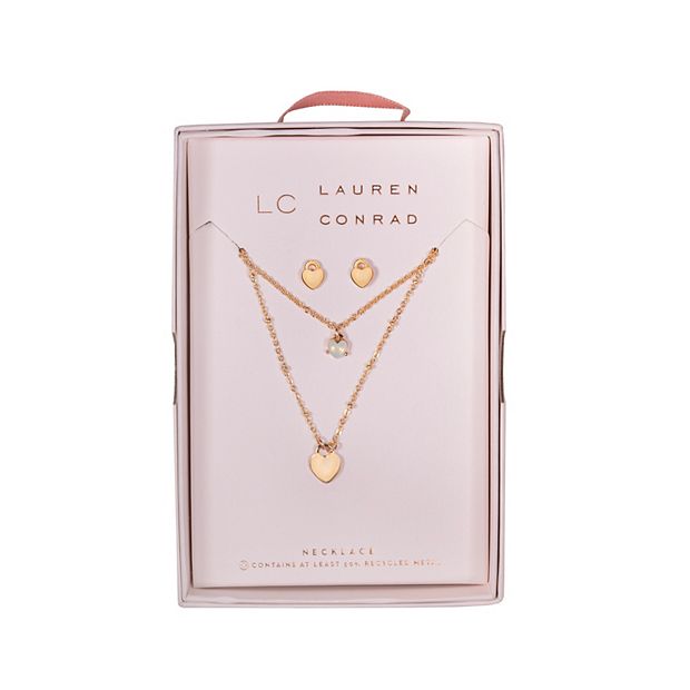 Lauren conrad necklace and earring clearance set