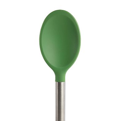 Tovolo Silicone Mixing Spoon With Stainless Steel Handle