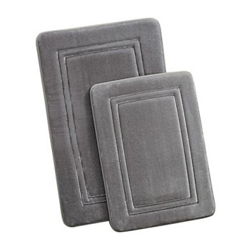 Truly Calm Memory Foam 2 pc Bath Rug Set
