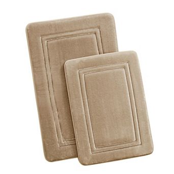 Truly Calm Memory Foam 2 pc Bath Rug Set